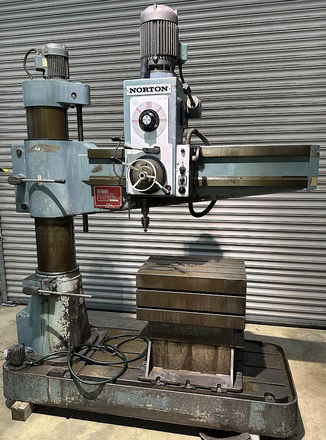 Used Norton LP1250 Radial Arm Drill
