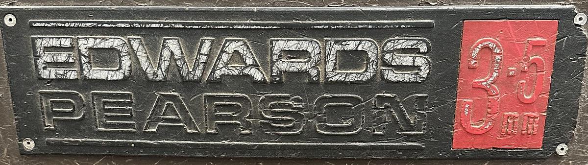 Used Edwards Pearson 3.5x1250 DD Truecut Guillotine