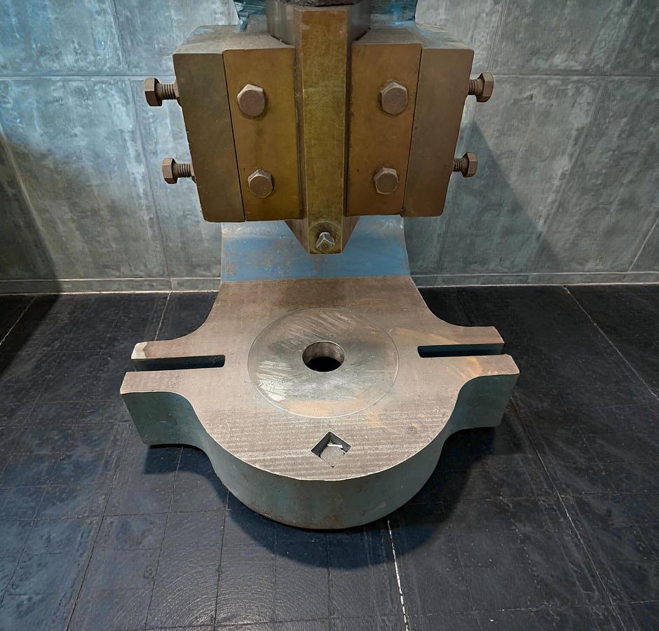 Used Norton No. 8A Deep Throat Flypress & Stand