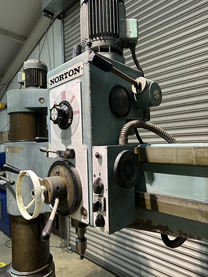 Used Norton LP1250 Radial Arm Drill