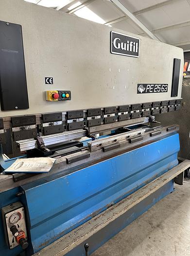 Used GUIFIL PE 25-63 3 AXIS CNC UPSTROKE PRESSBRAKE