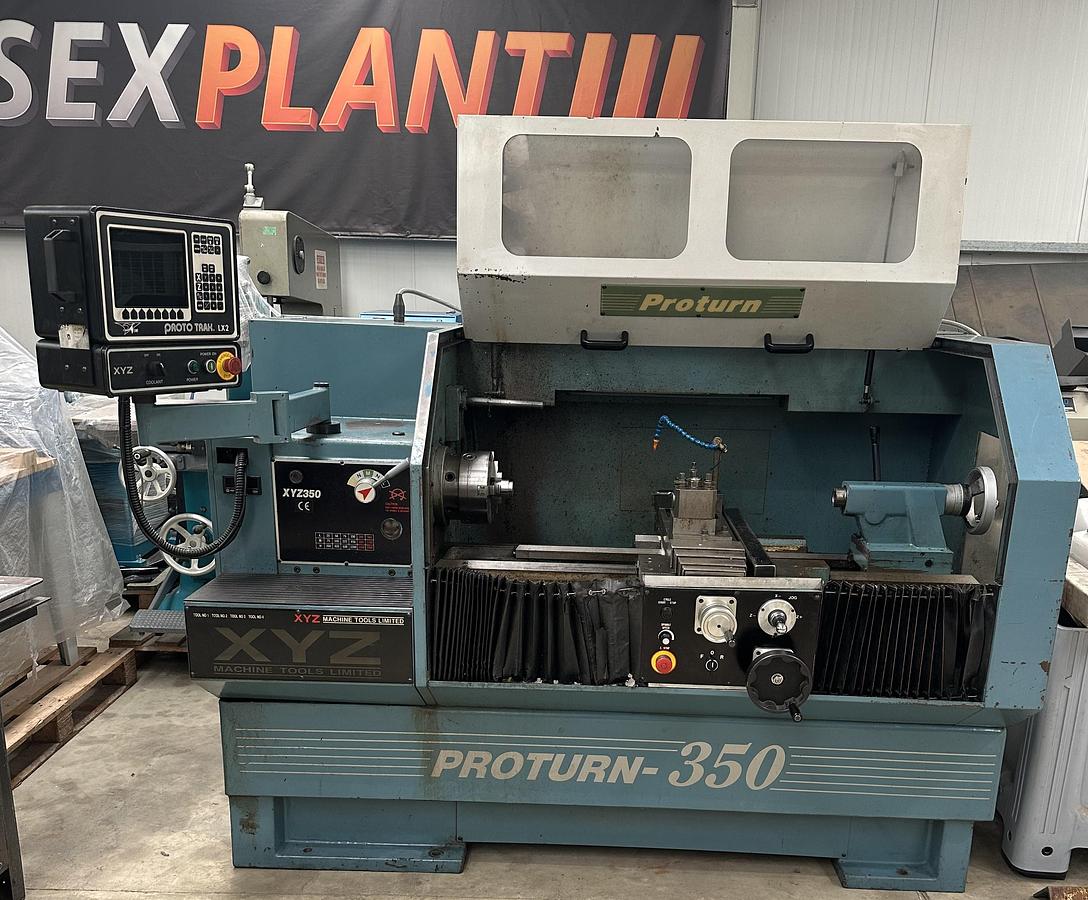 Used XYZ Proturn 350 CNC Lathe