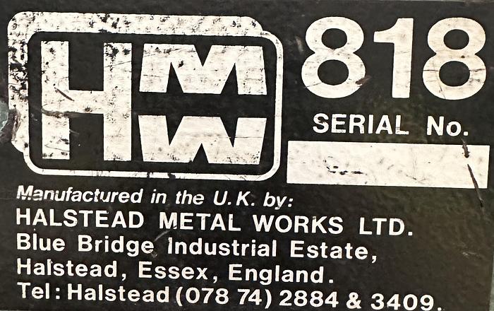 Used HMW 818 Corner Notcher