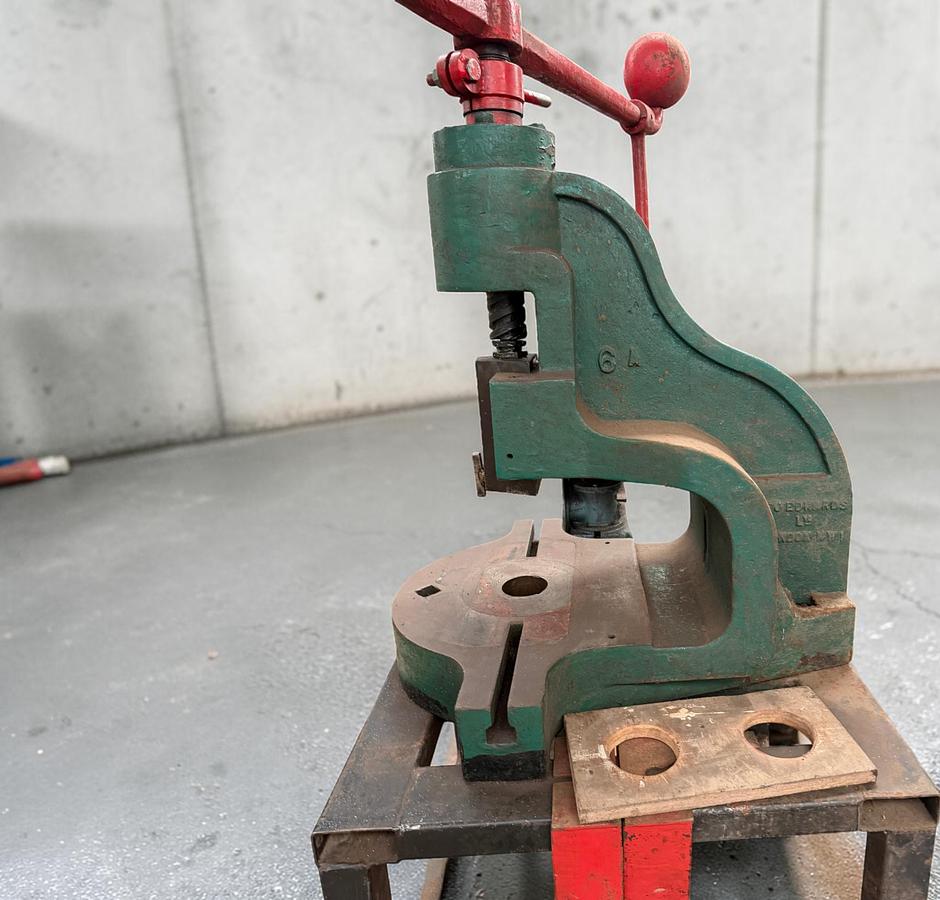 Used Norton No.6DB Fly Press & Stand