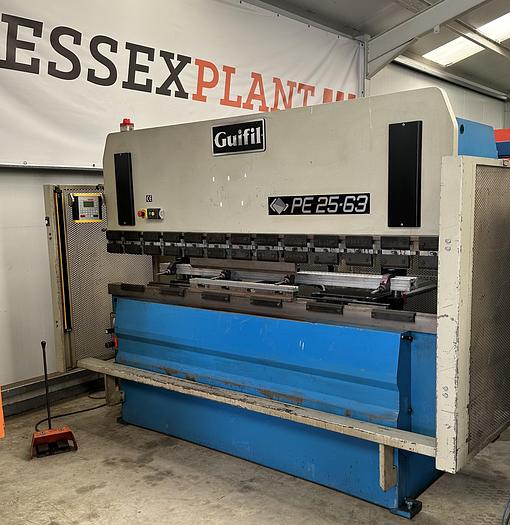 Used GUIFIL PE 25-63 3 AXIS CNC UPSTROKE PRESSBRAKE