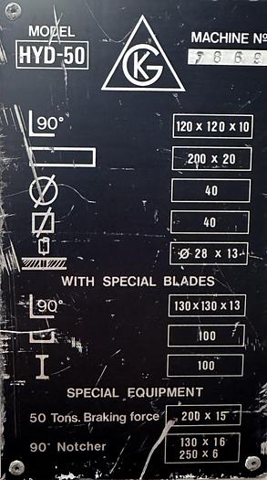 Used Geka Hydracrop 50 Universal Steelworker