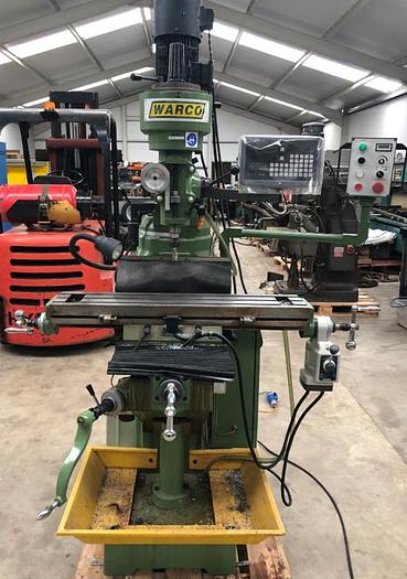 Used Warco WM 20 Turret Milling Machine