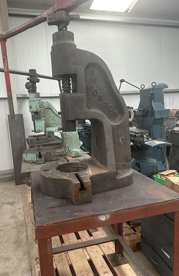 Used Norton No.6 Fly Press & Stand