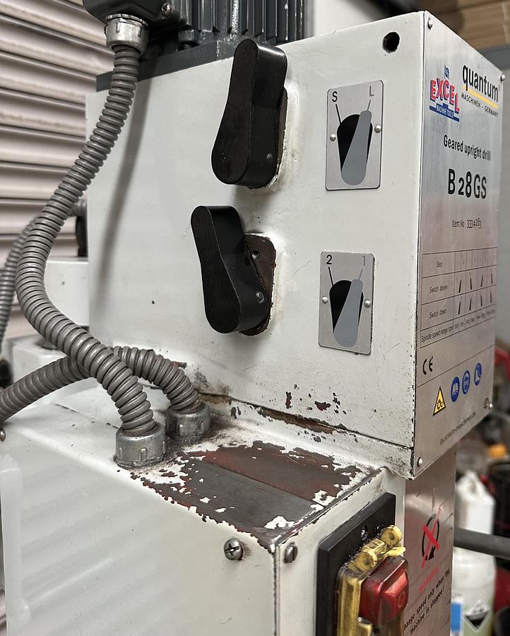 Used Excell Quantum B28GS Geared Pillar Drill