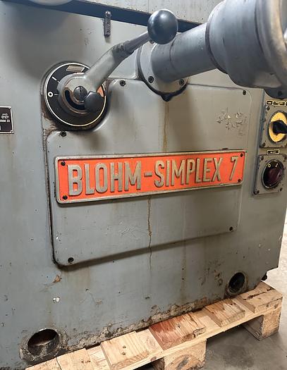 Used Blohm Simplex 7 Surface Grinder