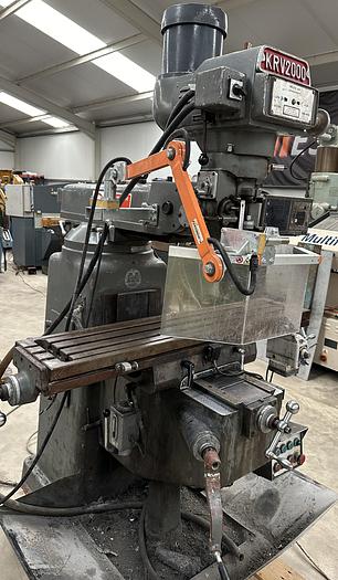 Used King Rich KRV 2000 Turret Milling Machine