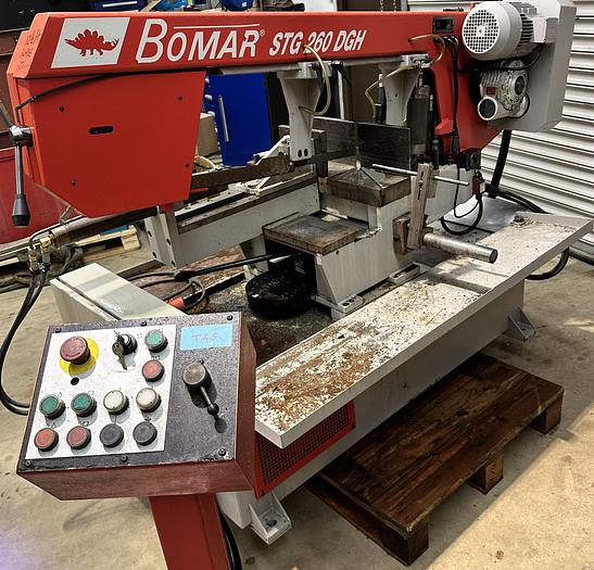 Used Bomar STG-260-DGH Horizontal Bandsaw