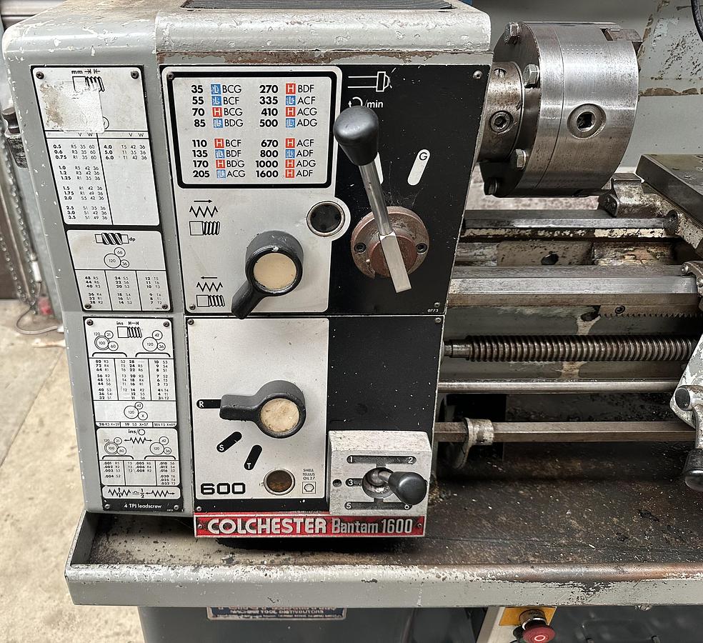 Used Colchester Bantam 1600 Straight Bed Lathe