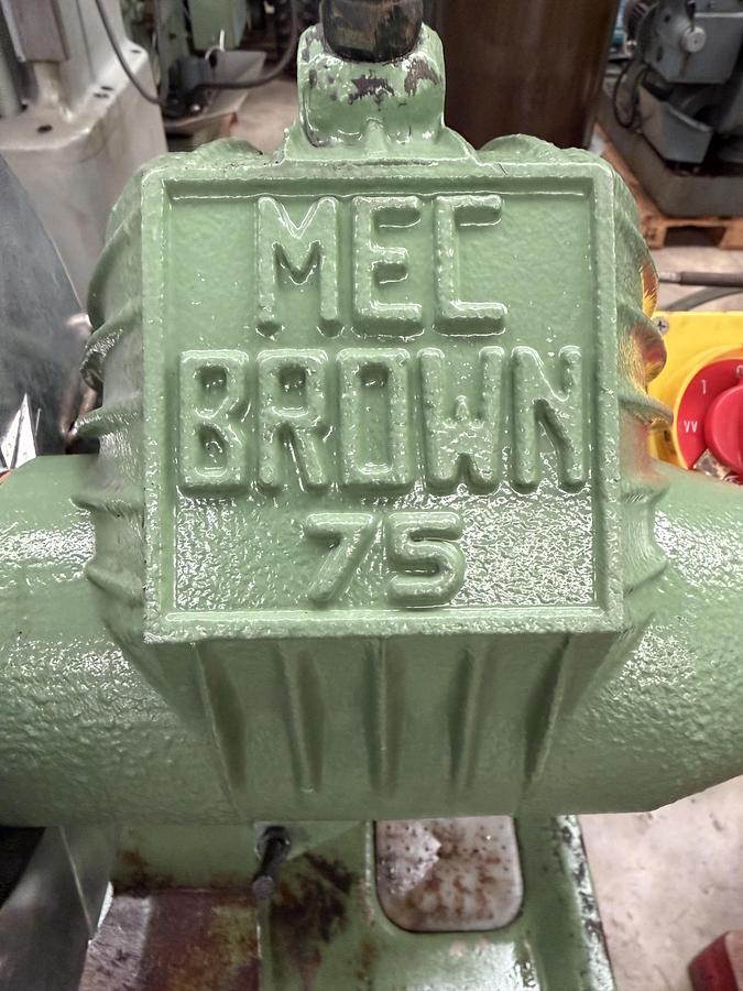 Used Pedrazzoli Mec Brown 75 12-inch manual pull-down circular cut-off saw