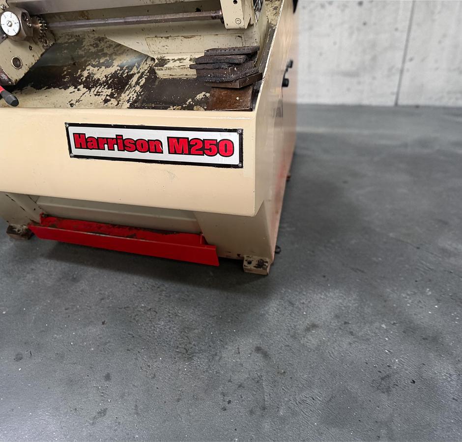 Used Harrison M250 20" Straight Bed Lathe