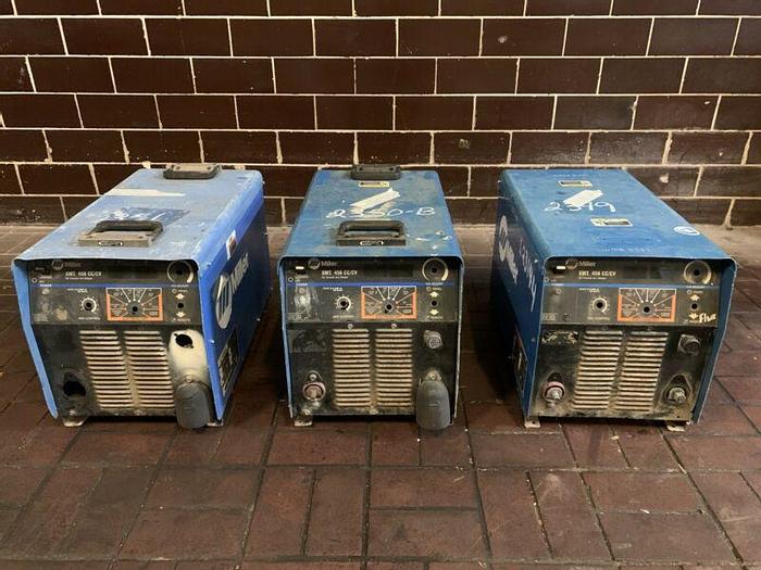Used Miller XMT 456 CC/CV DC Inverter Arc Welder 230/460V (Lot Of 3) *Parts*