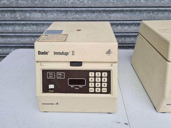 Used Dade Immufuge II Centrifuge