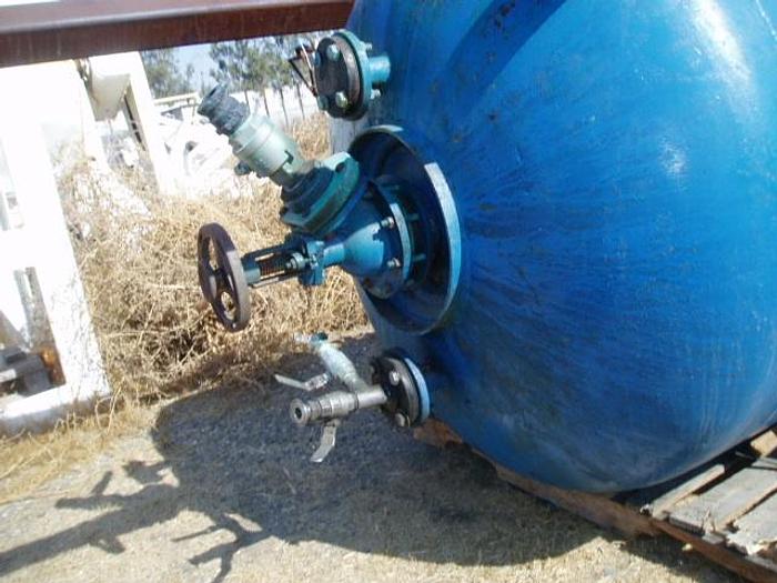 Used Reactor, 265 Gallon, Glass Lined, 30 PSI, Jkt, Agit, #S736725