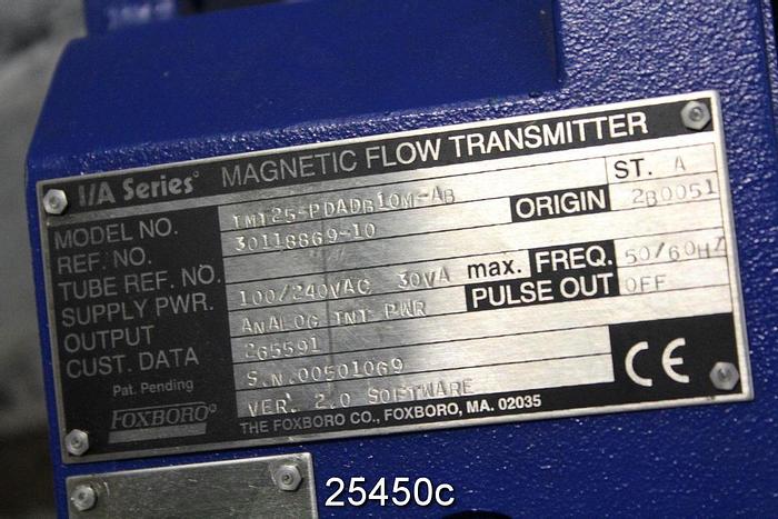 Used Foxboro IMT25 Foxboro I/A Series Transmitter, Model Number Imt25-Pdadb10M-Ab, Sta, Origin 2B0051, Supply Power 100 To 240 Vac, 50/60 Hz, Software Version 2.0 Nema 4X Enclosure #25450