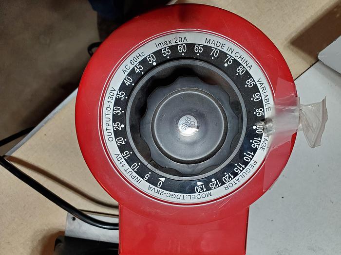 Used Variac Variable AC Power Transformer with Meter TDGC-2KM (H1)