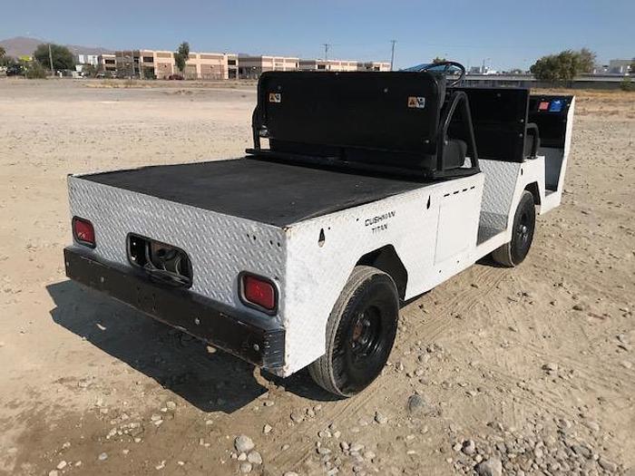 Used 2014 CUSHMAN TITAN XD CREW CAB FLAT BED CART