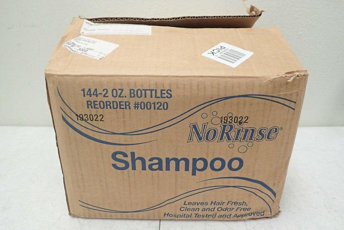 Used CleanLife Products 00120 No-Rinse Shampoo, 2 fl oz/Bottle, 72 Bottles/Case