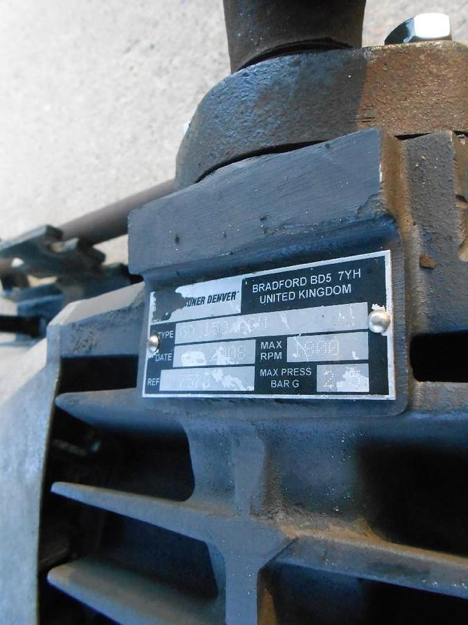 Used GARDNER DENVER BLOWER SYSTEM TRUCK BLOWER #GD150ACW 1800MAX RPM, HYDROPACK COOLER MODEL MH3 SN# S307823 WITH MACHINE SERVICES HYD PUMPS