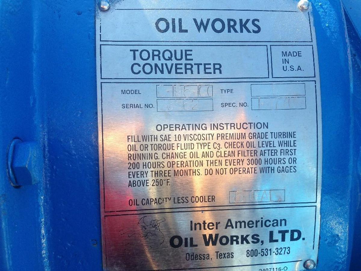 Used 2011 NATIONAL TORQUE CONVERTE NATIONAL