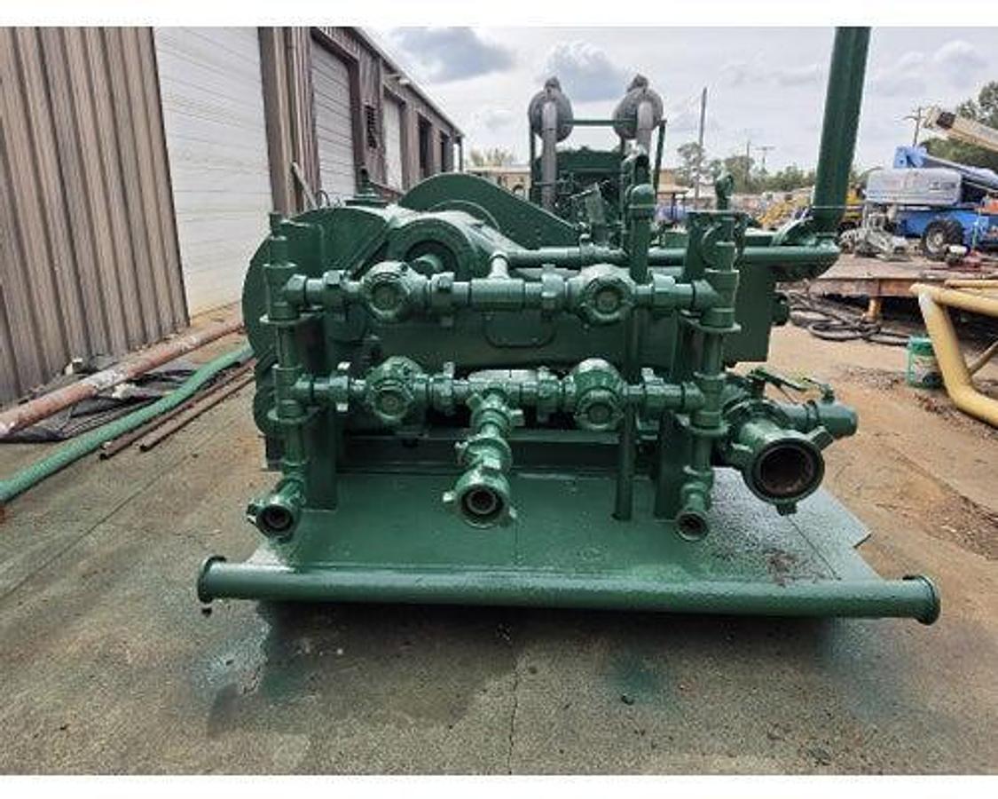 Used GARDNER DENVER PAH200 TRIPLEX MUD PUMP, DETROIT 8V71 WITH 5860ST ALLISON