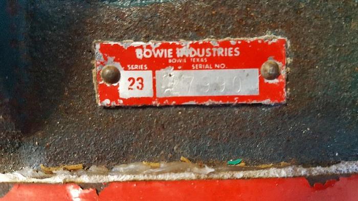 Used USED BOWIE ROTARY GEAR PUMP 3300 SERIES