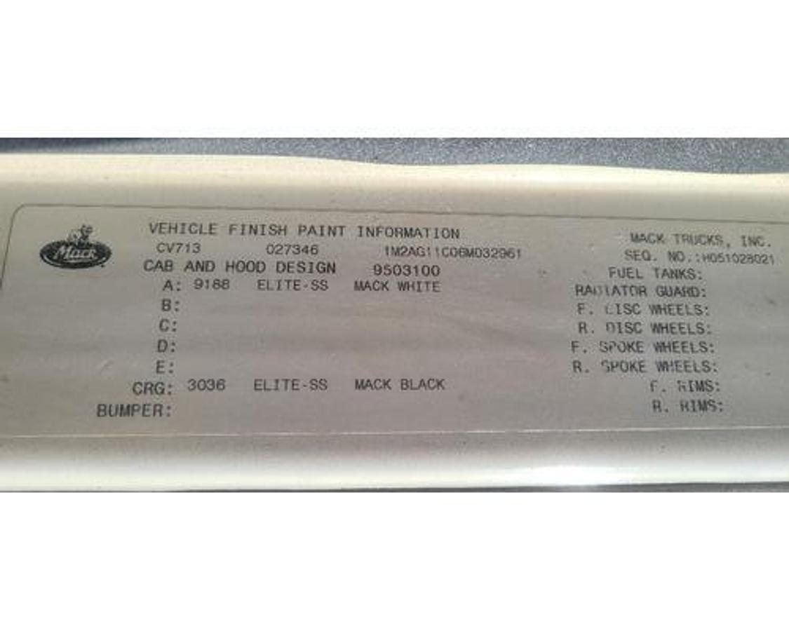 Used 2006 Mack CV713