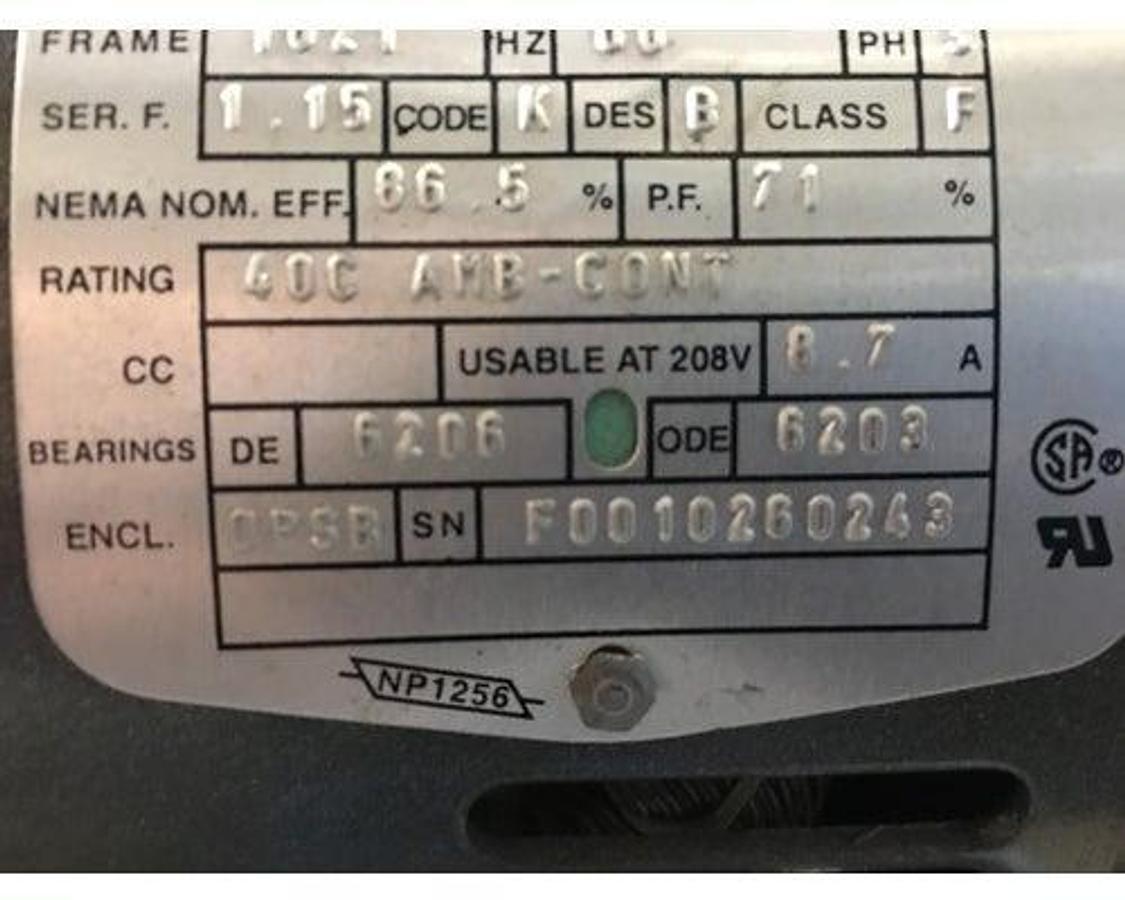 Used USED POWEREX AIR COMPRESSOR, MODEL # STS030132