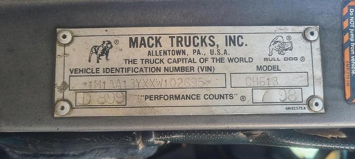Used 1999 Mack CH 613