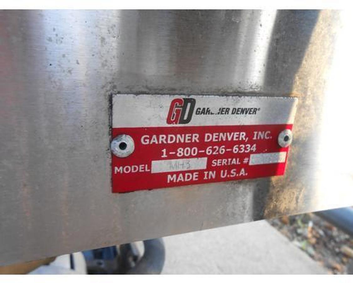 Used GARDNER DENVER BLOWER SYSTEM TRUCK  BLOWER #GD150ACW 1800MAX RPM, HYDROPACK  COOLER MODEL MH3 SN# S307823 WITH MACHINE SERVICES HYD PUMPS