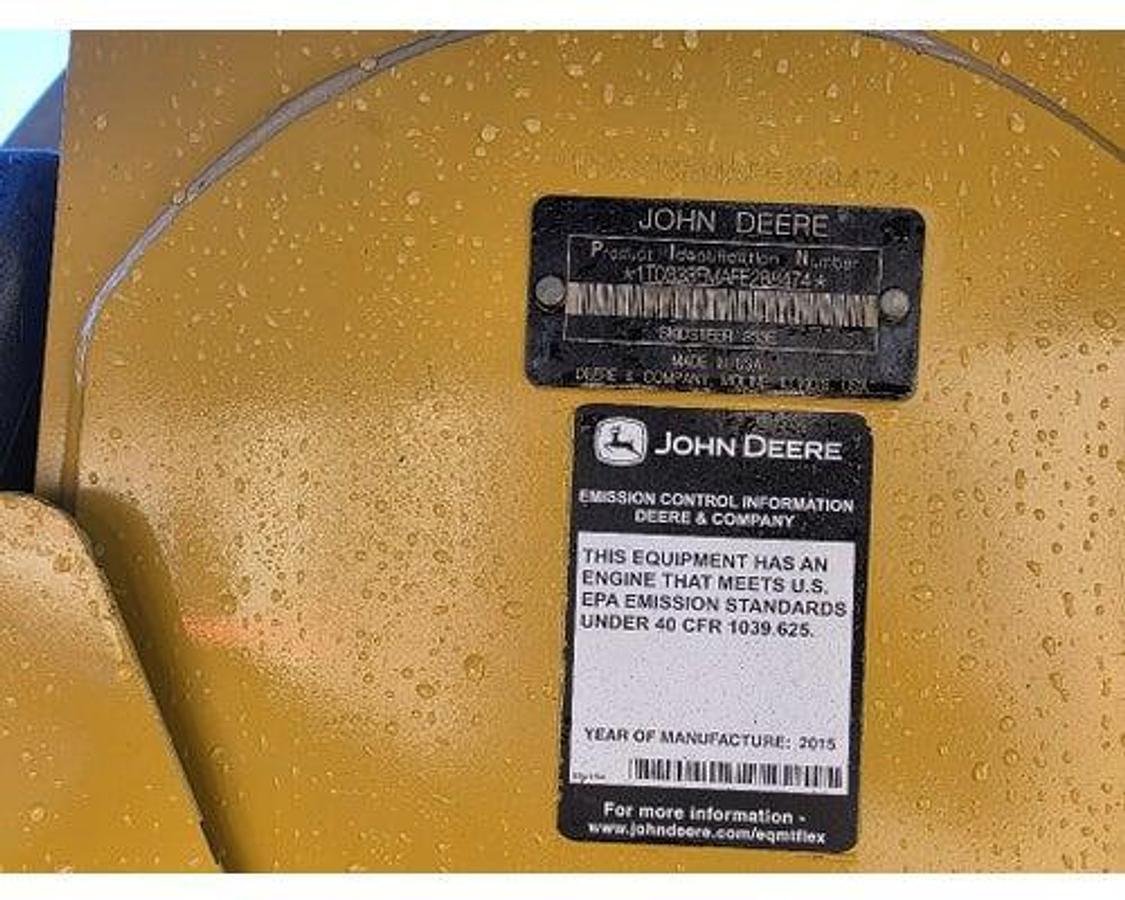 Used 2015 John Deere 333E