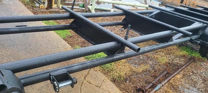 Used 2023 SHOP BUILT PIPE TRAILER