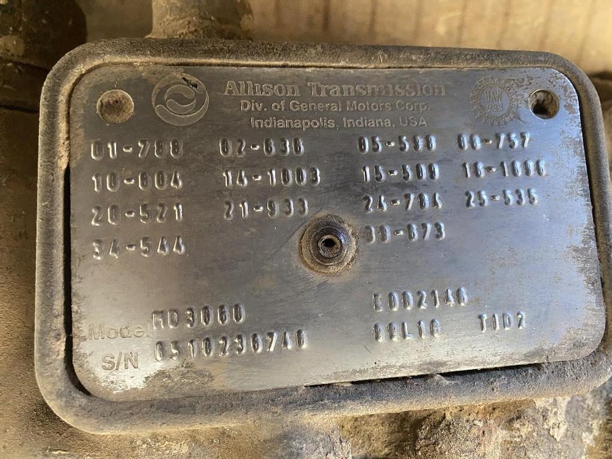 Used 2001 Allison F750