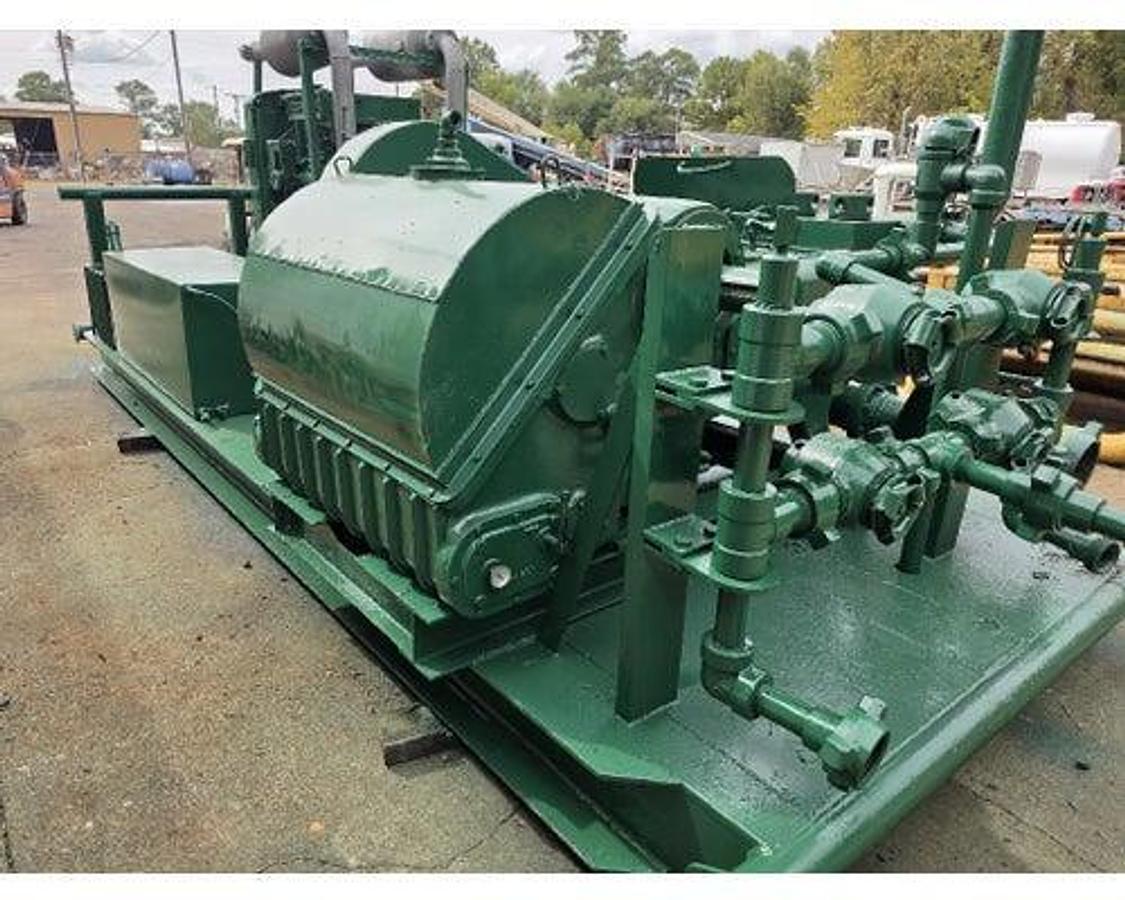 Used GARDNER DENVER PAH200 TRIPLEX MUD PUMP, DETROIT 8V71 WITH 5860ST ALLISON