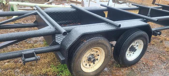 Used 2023 SHOP BUILT PIPE TRAILER