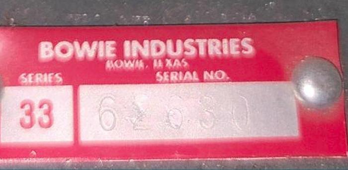 NEW SURPLUS BOWIE 3300 SERIES PUMP 3"