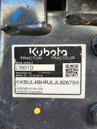 Used 2021 Kubota L3901D