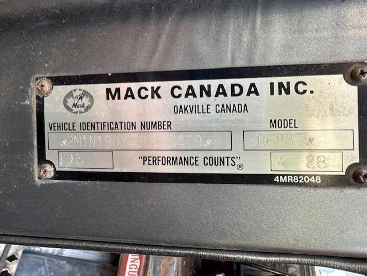 Used 1988 Mack E6