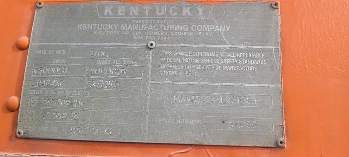 Used 2000 KENTUCKY MOVER BOX