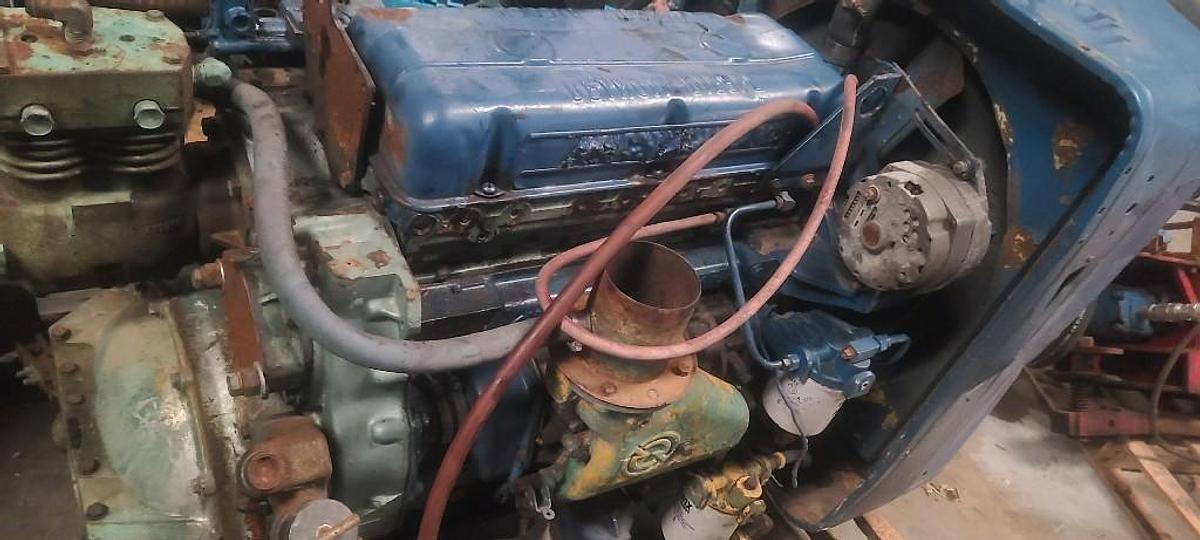 Used GOOD USED DETROIT 4-53N SN# 4D-197263 MOD# 5043-7001 R/S BLOWER, L/S EXHAUST, L/S GOVERNOR, SKID MOUNTED WITH RADIATOR  EXC.