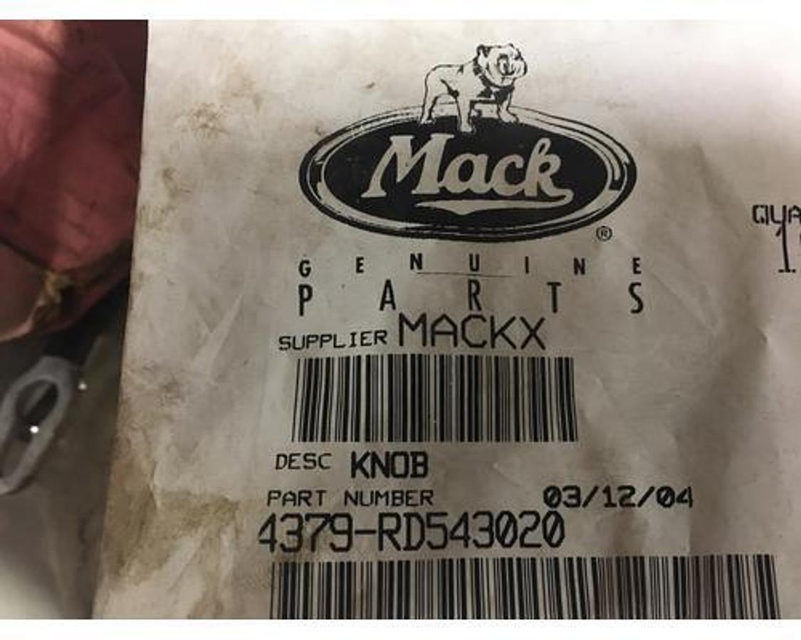 New surplus NEW SURPLUS KNOB A/C & HEAT CONTROL MACK