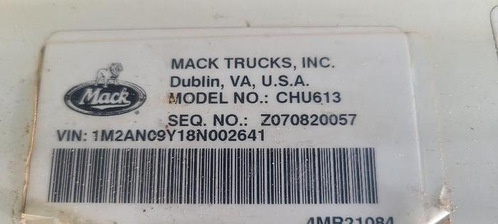 Used 2008 Mack MP8