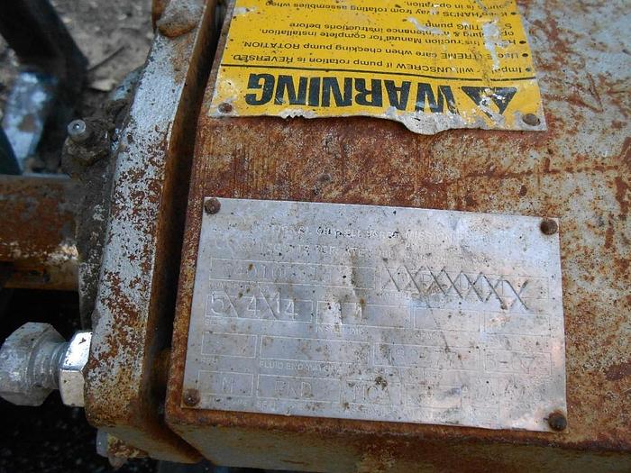 Used NATIONAL OIL WELL CENTRIFUGAL PUMP  PN# 640100616  SN# M82677    5X4X14