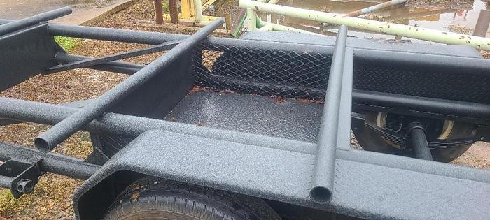 Used 2023 SHOP BUILT PIPE TRAILER