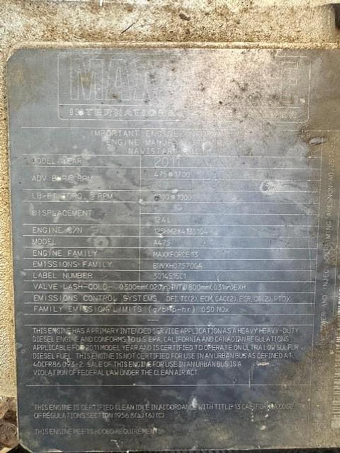 Used 2012 INTERNATIONAL MaxxForce 13