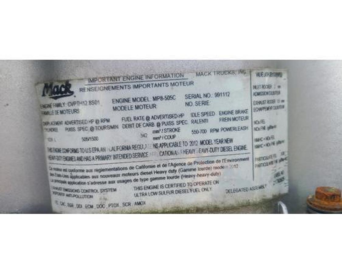 Used 2013 Mack MP8